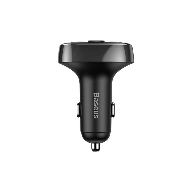 FM модулятор Baseus T Shaped S-09A 2 х USB Type-A, microSD Black (CCMT000001) - фото 3