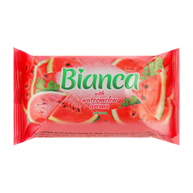 Тверде мило Bianca З ароматом кавуна 140 г (4820023369665) - фото 1