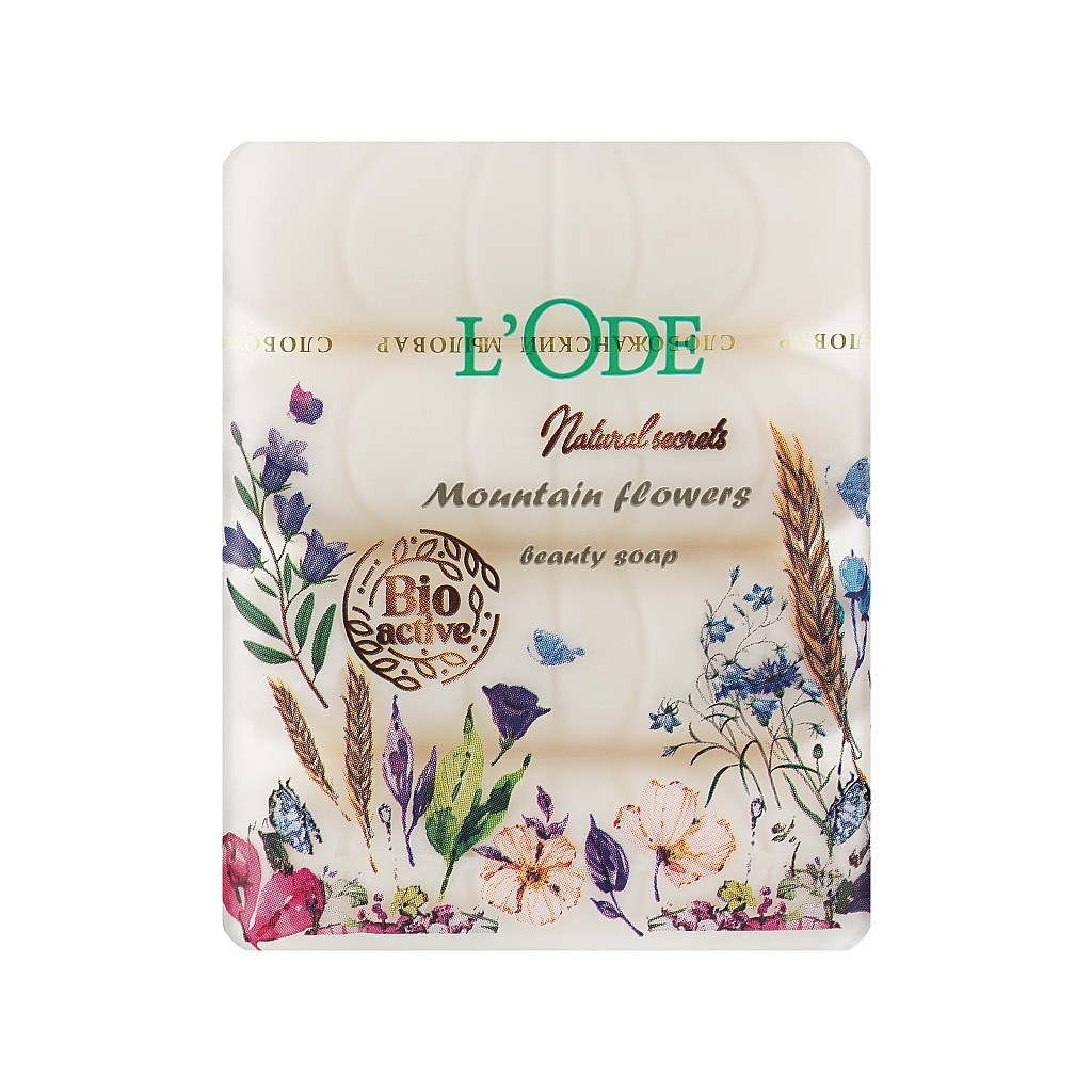 Тверде мило L'Ode Гірські квіти 4 х 60 г (4823107605321) - фото 1 Тверде мило L'Ode Гірські квіти 4 х 60 г (4823107605321) - фото 1
