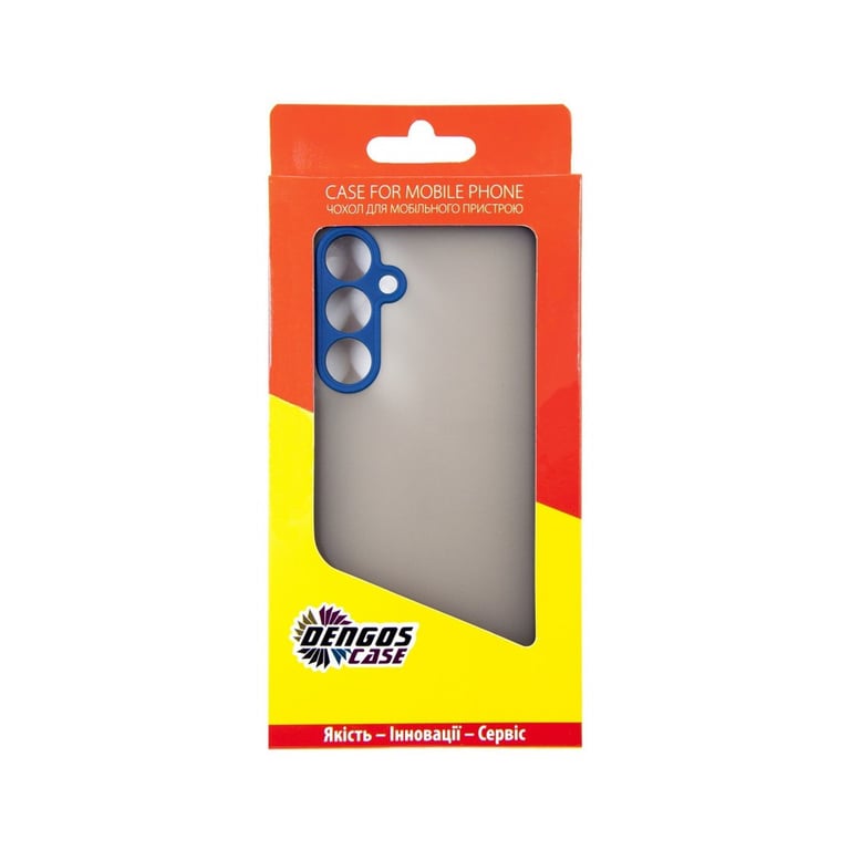Чохол до мобільного телефона Dengos Matte Samsung Galaxy A55 5G (Blue) (DG-TPU-MATT-143) - фото 5