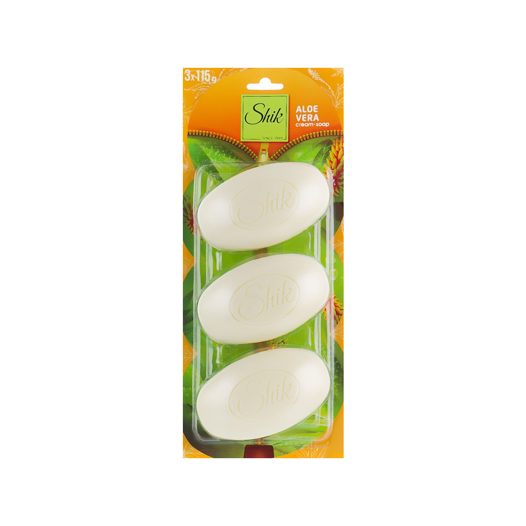 Тверде мило Shik Алое вера 3 х 115 г (4820023360181) - фото 1