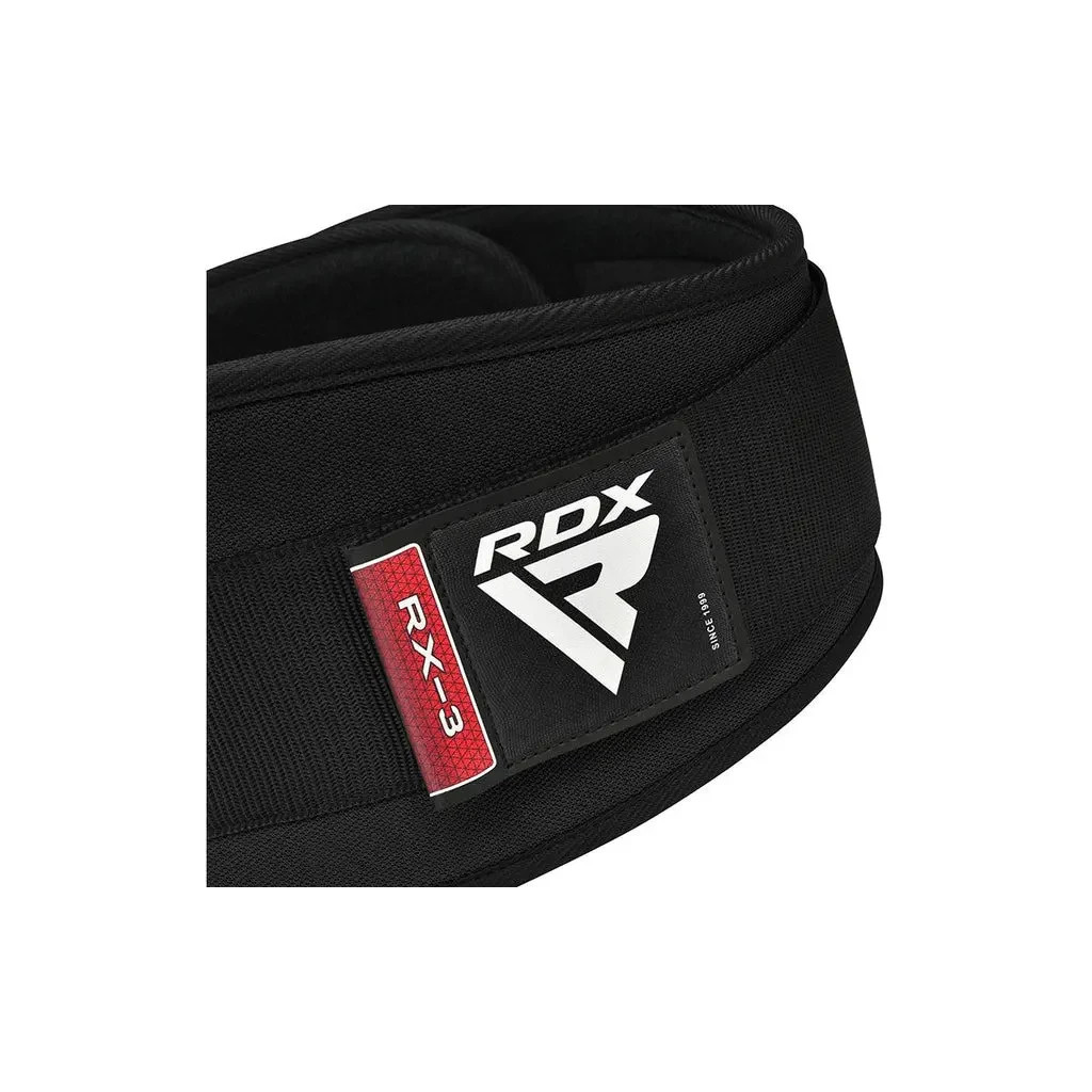 Атлетичний пояс RDX RX3 EVA Curve неопреновий Black XL (WBE-RX3B-XL) - фото 6 Атлетичний пояс RDX RX3 EVA Curve неопреновий Black XL (WBE-RX3B-XL) - фото 6