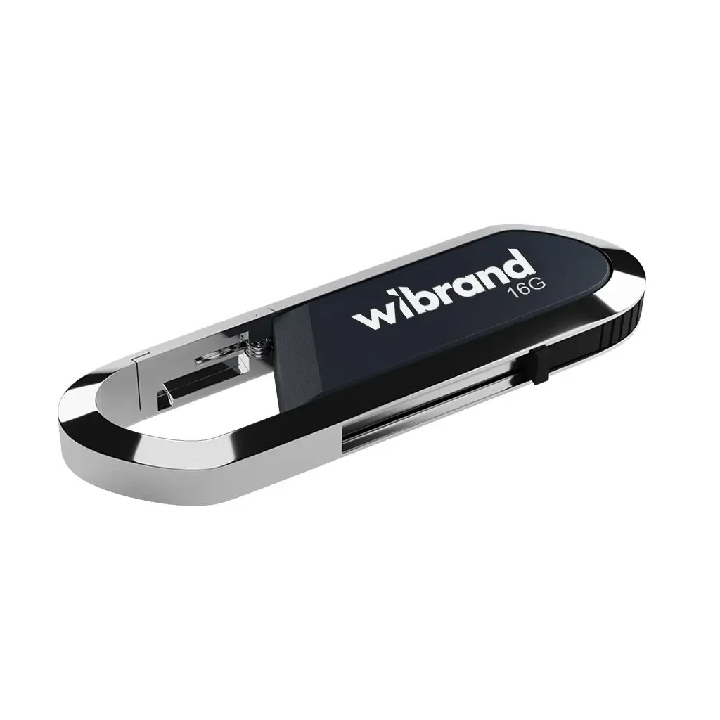USB флеш накопичувач Wibrand 16GB Aligator Grey USB 2.0 (WI2.0/AL16U7G) - головне фото