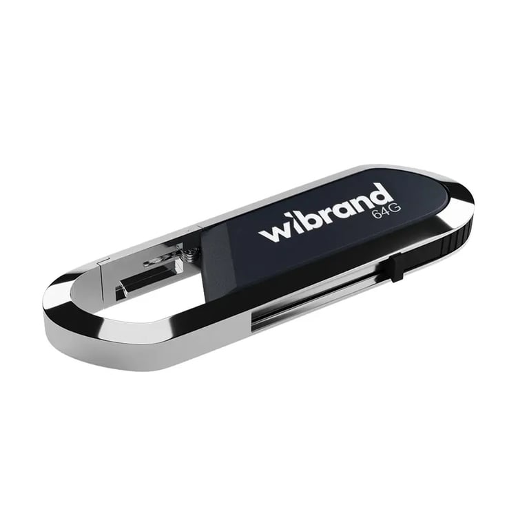 USB флеш накопичувач Wibrand 64GB Aligator Grey USB 2.0 (WI2.0/AL64U7G) - фото 1