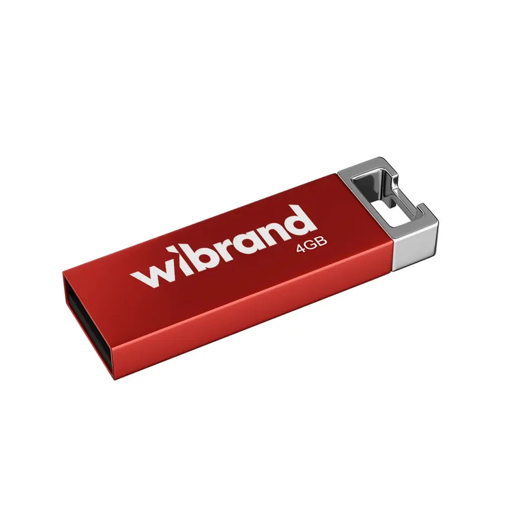 USB флеш накопичувач Wibrand 4GB Chameleon Red USB 2.0 (WI2.0/CH4U6R) - головне фото
