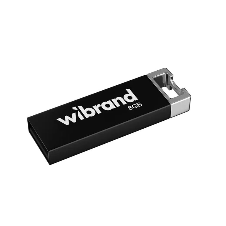 USB флеш накопичувач Wibrand 8GB Chameleon Black USB 2.0 (WI2.0/CH8U6B) - фото 1