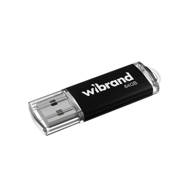 USB флеш накопичувач Wibrand 64GB Cougar Black USB 2.0 (WI2.0/CU64P1B) - фото 1
