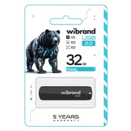 USB флеш накопичувач Wibrand 32GB Grizzly Black USB 2.0 (WI2.0/GR32P3B) - фото 2
