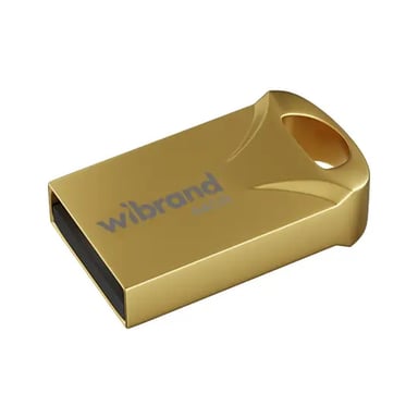 USB флеш накопичувач Wibrand 64GB Hawk Gold USB 2.0 (WI2.0/HA64M1G) - фото 1
