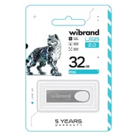 USB флеш накопичувач Wibrand 32GB Irbis Silver USB 2.0 (WI2.0/IR32U3S) - фото 2