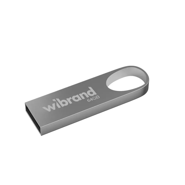 USB флеш накопичувач Wibrand 64GB Irbis Silver USB 2.0 (WI2.0/IR64U3S) - фото 1
