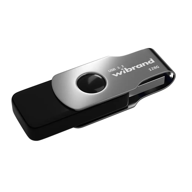 USB флеш накопичувач Wibrand 128GB Lizard Black USB 3.2 Gen 1 (USB 3.0) (WI3.2/LI128P9B) - фото 2