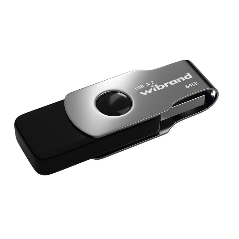 USB флеш накопичувач Wibrand 64GB Lizard Black USB 3.2 Gen 1 (USB 3.0) (WI3.2/LI64P9B) - фото 2