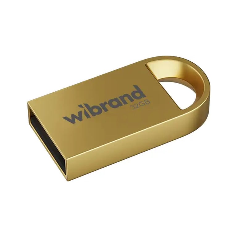 USB флеш накопичувач Wibrand 32GB lynx Gold USB 2.0 (WI2.0/LY32M2G) - фото 1