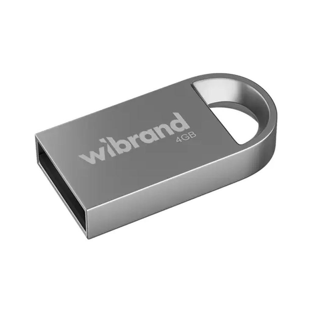 USB флеш накопичувач Wibrand 4GB lynx Silver USB 2.0 (WI2.0/LY4M2S) - фото 1