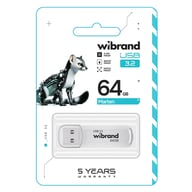 USB флеш накопичувач Wibrand 64GB Marten White USB 3.2 Gen 1 (USB 3.0) (WI3.2/MA64P10W) - фото 2