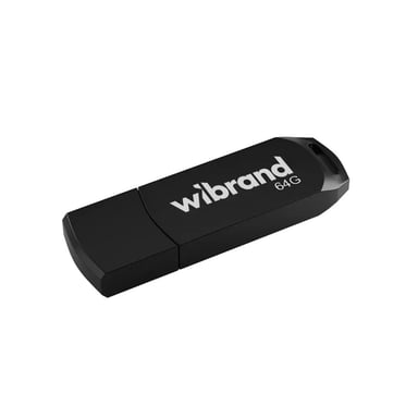 USB флеш накопичувач Wibrand 64GB Mink Black USB 2.0 (WI2.0/MI64P4B) - фото 1
