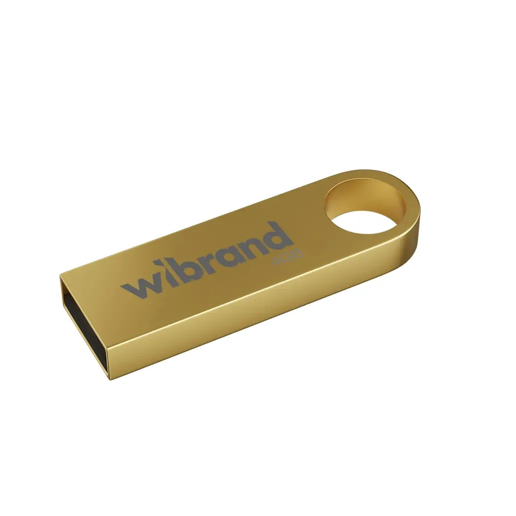 USB флеш накопичувач Wibrand 4GB Puma Gold USB 2.0 (WI2.0/PU4U1G) - фото 1