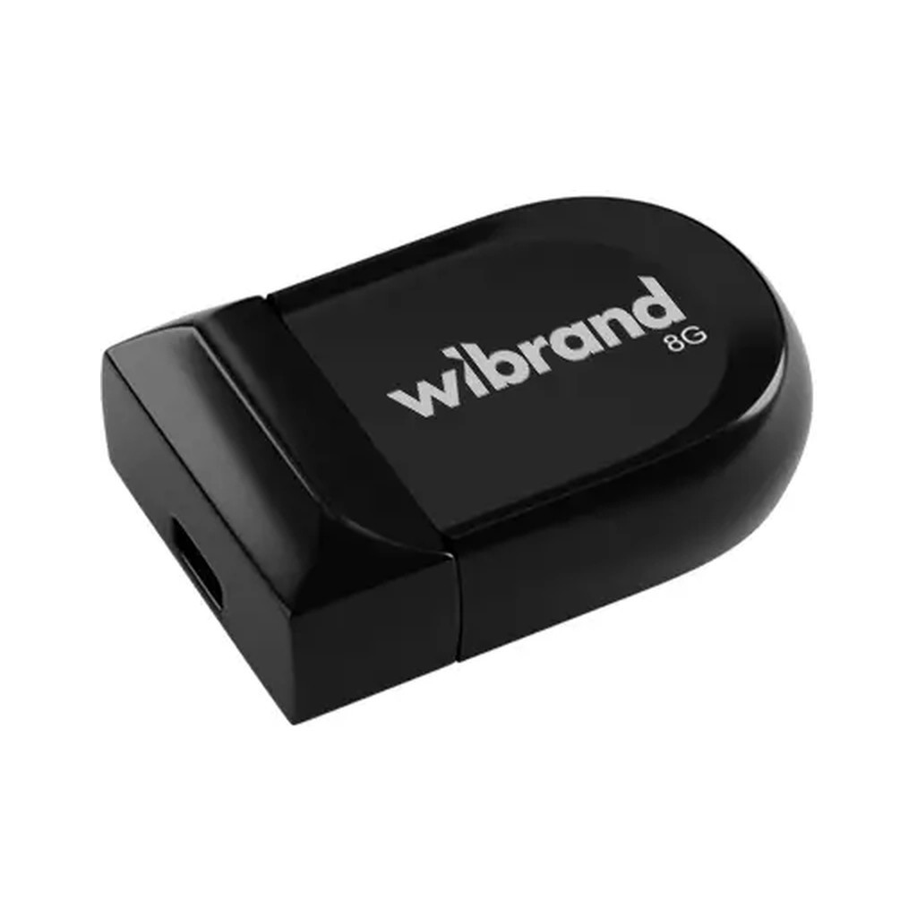 USB флеш накопичувач Wibrand 8GB Scorpio Black USB 2.0 (WI2.0/SC8M3B) - фото 1