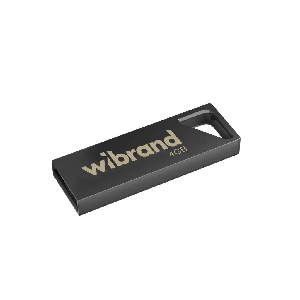 USB флеш накопичувач Wibrand 4GB Stingray Grey USB 2.0 (WI2.0/ST4U5G) - фото 1
