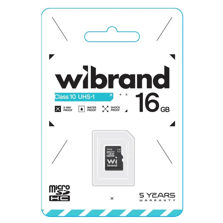 Карта пам'яті Wibrand 16GB microSD class 10 UHS-I (WICDHU1/16GB) - фото 2