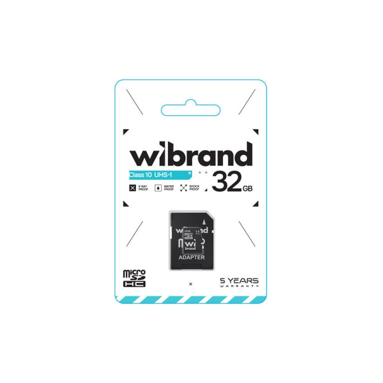 Карта пам'яті Wibrand 32GB microSD class 10 UHS-I (WICDHU1/32GB-A) - фото 2