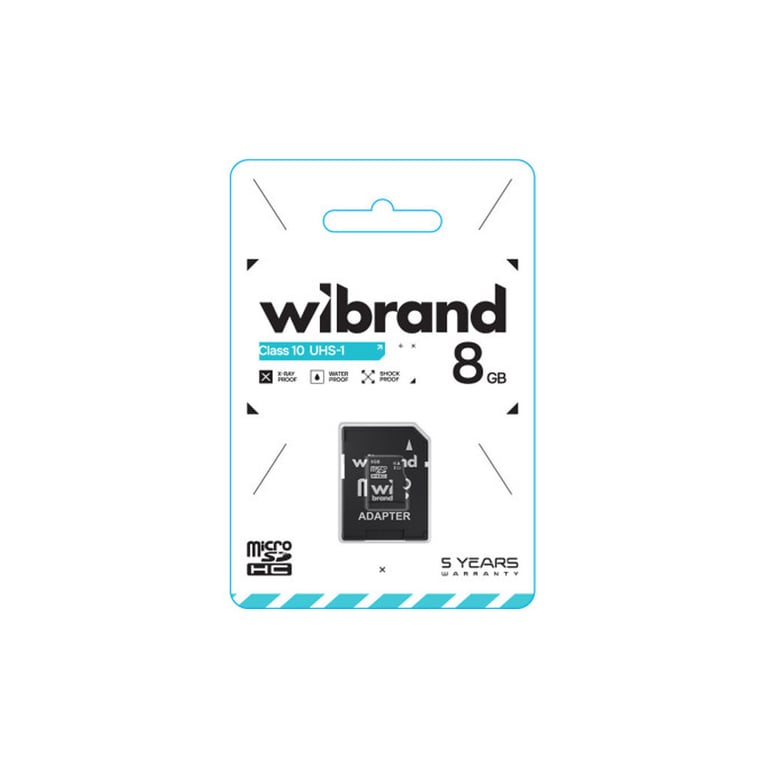Карта пам'яті Wibrand 8GB microSD class 10 (WICDHC10/8GB-A) - фото 2