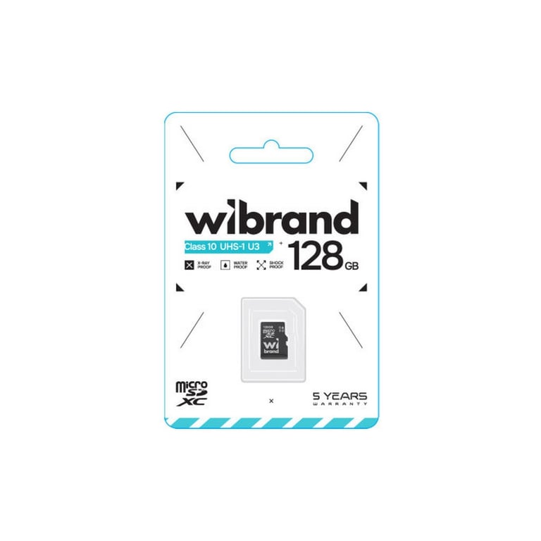 Карта пам'яті Wibrand 128GB mictoSD class 10 UHS-I U3 (WICDHU3/128GB) - фото 2