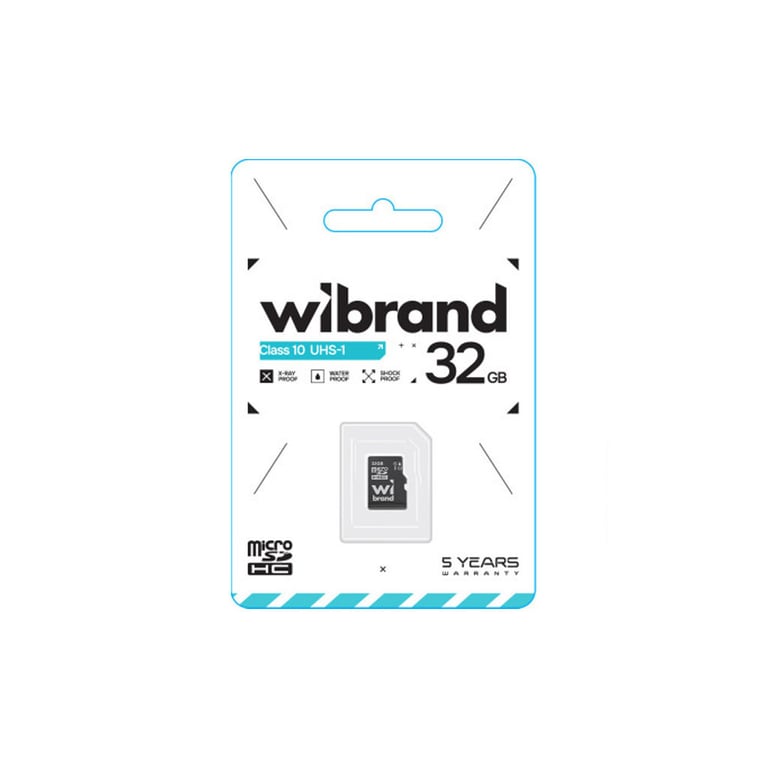Карта пам'яті Wibrand 32GB mictoSD class 10 (WICDHU1/32GB) - фото 2