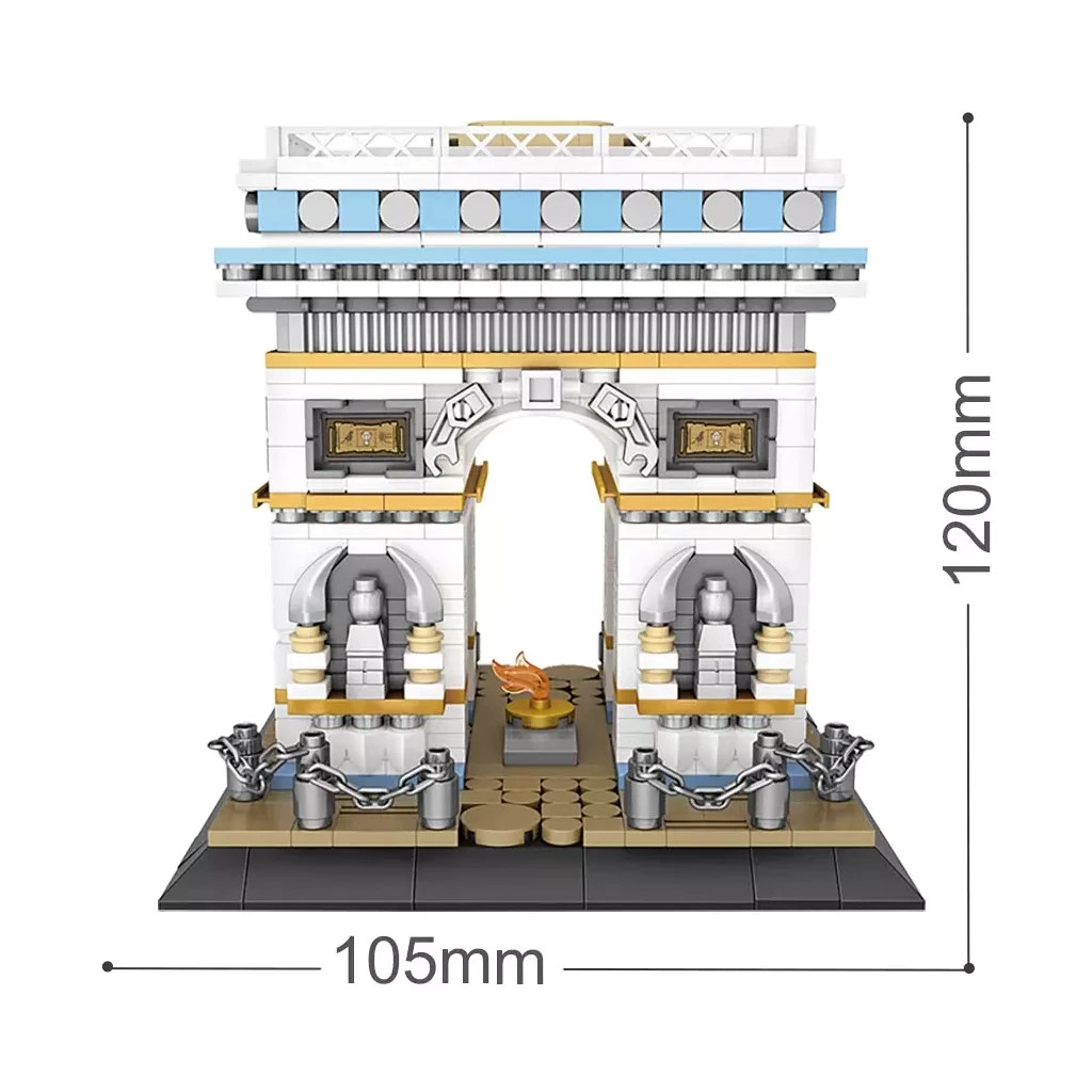 Конструктор LOZ mini Тріумфальна арка (1028) - фото 3 Конструктор LOZ mini Тріумфальна арка (1028) - фото 3