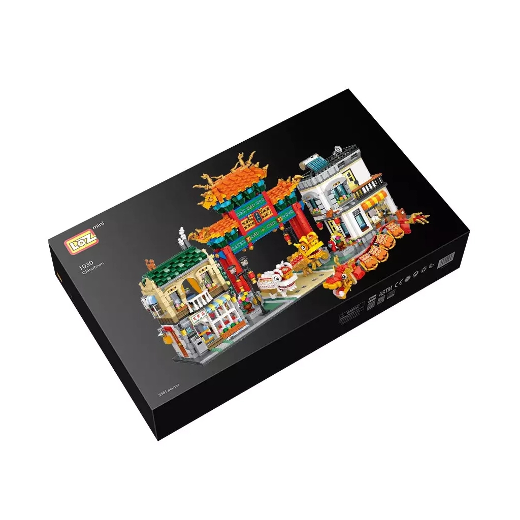Конструктор LOZ mini Чайнатаун без фігурок (1030) - фото 3 Конструктор LOZ mini Чайнатаун без фігурок (1030) - фото 3