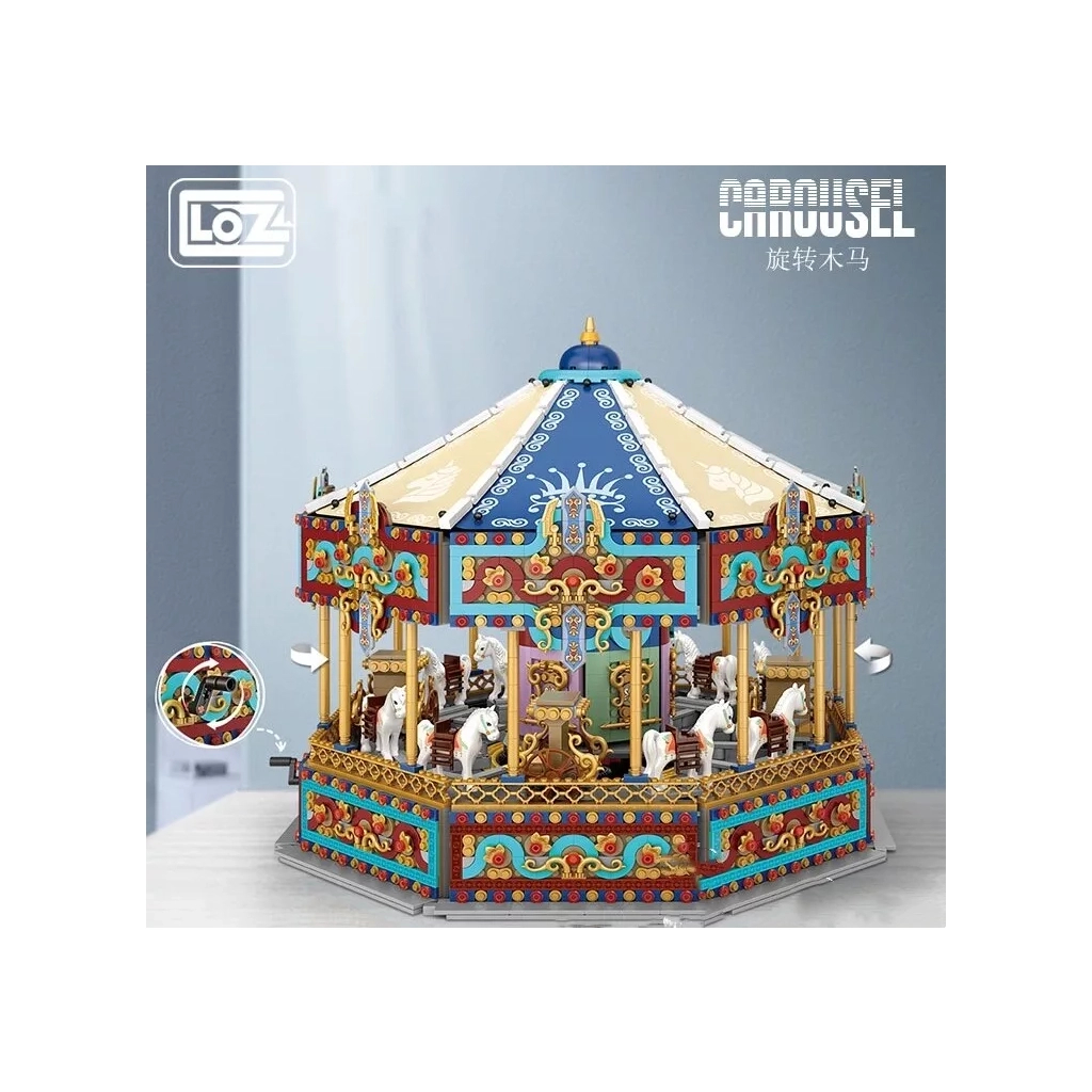 Конструктор LOZ mini Весела карусель без фігурок (1059) - фото 1 Конструктор LOZ mini Весела карусель без фігурок (1059) - фото 1