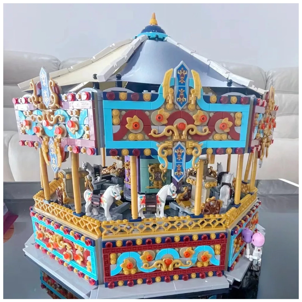 Конструктор LOZ mini Весела карусель без фігурок (1059) - фото 3 Конструктор LOZ mini Весела карусель без фігурок (1059) - фото 3