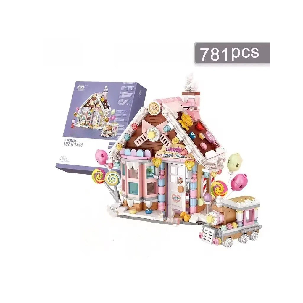 Конструктор LOZ mini Цукерковий будиночок без фігурок (1224) - фото 2 Конструктор LOZ mini Цукерковий будиночок без фігурок (1224) - фото 2