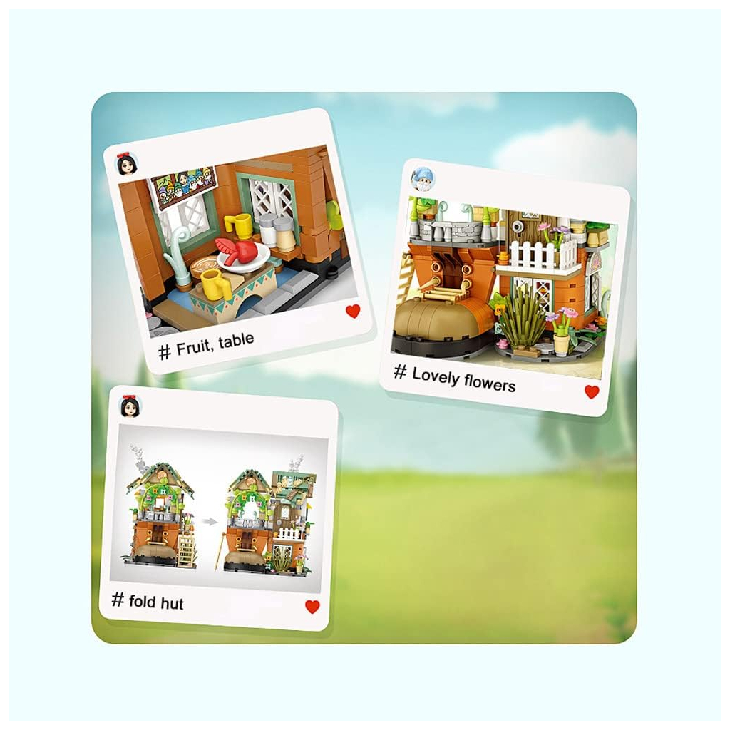 Конструктор LOZ mini Хижина гномів без фігурок (1226) - фото 2 Конструктор LOZ mini Хижина гномів без фігурок (1226) - фото 2