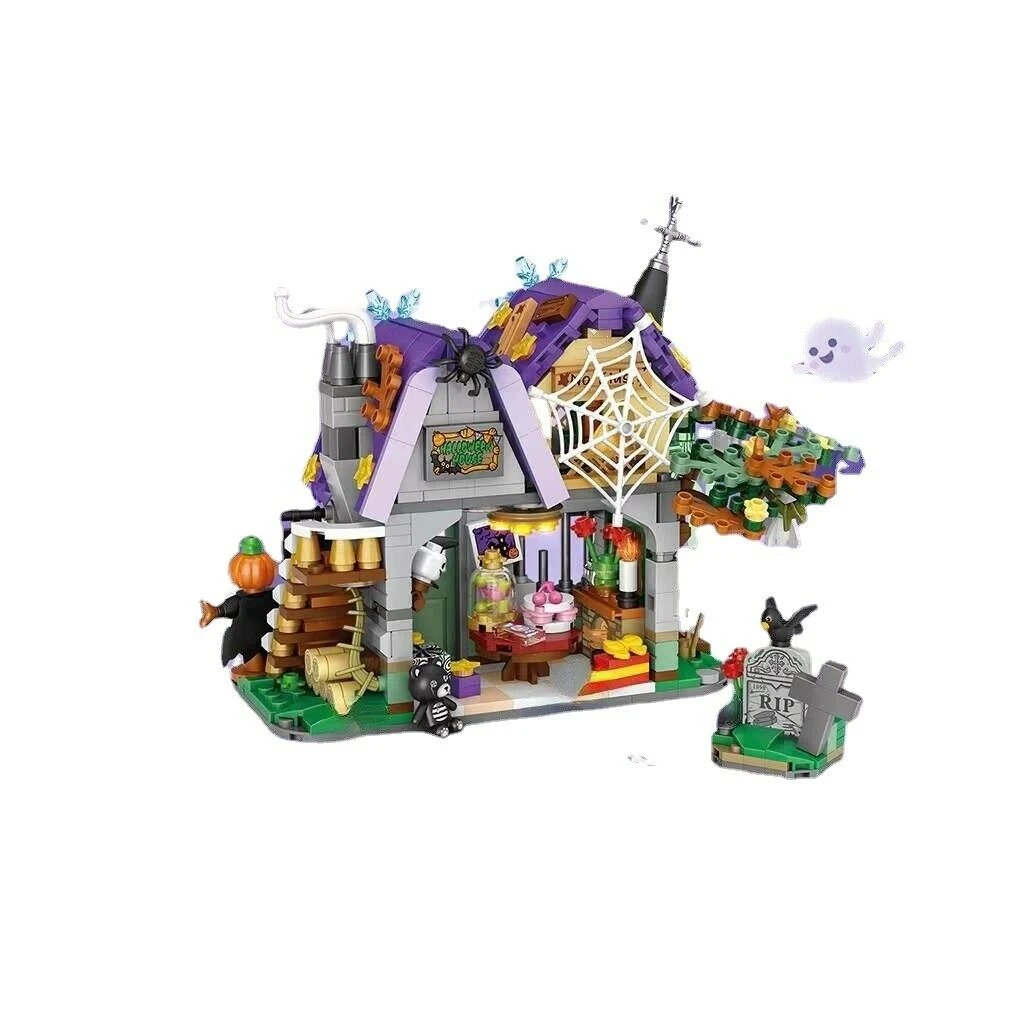 Конструктор LOZ mini Будиночок на Геловін без фігурок (1233) - фото 1 Конструктор LOZ mini Будиночок на Геловін без фігурок (1233) - фото 1