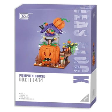 Конструктор LOZ mini Гарбузовий будиночок без фігурок (1249) - фото 1