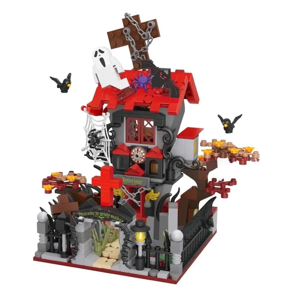 Конструктор LOZ mini Будинок із привидами без фігурок (1251) - фото 1 Конструктор LOZ mini Будинок із привидами без фігурок (1251) - фото 1