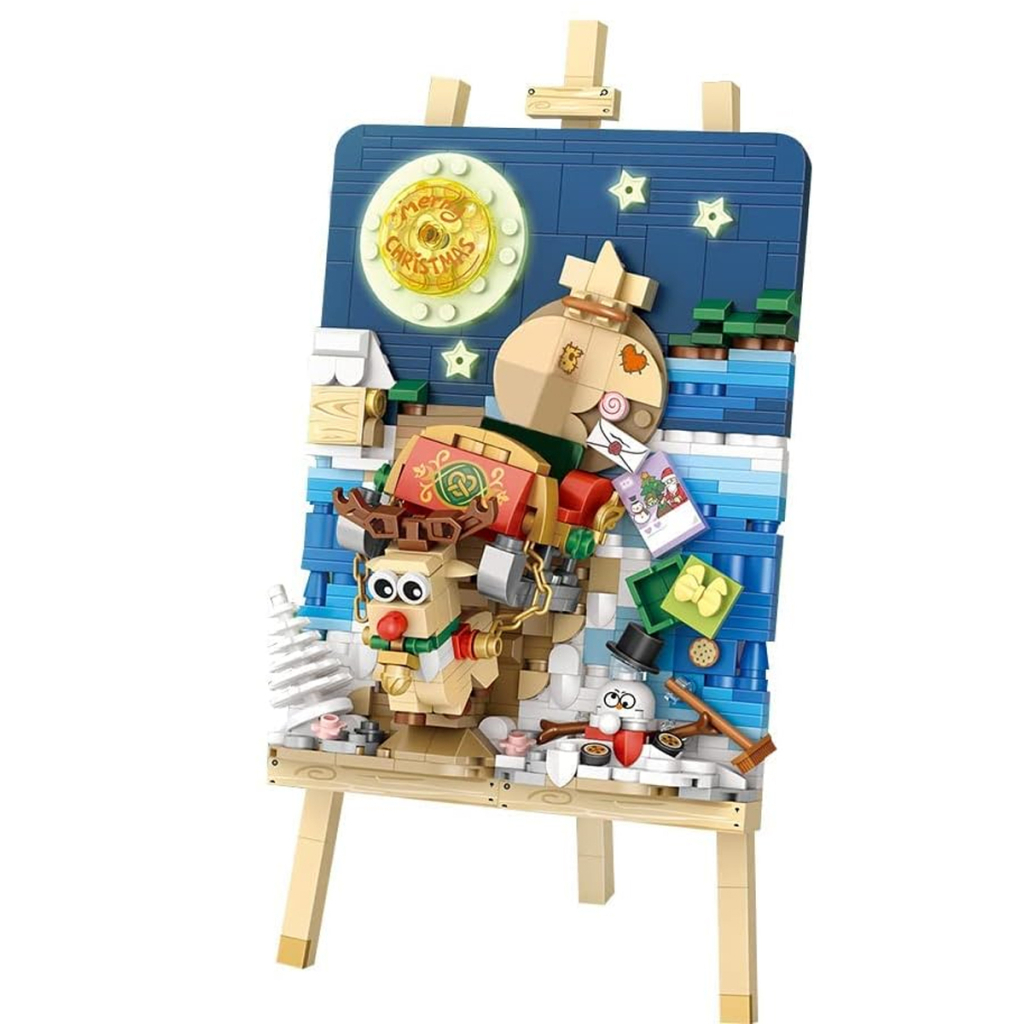 Конструктор LOZ mini Sleigh car без фігурок (1282) - фото 1 Конструктор LOZ mini Sleigh car без фігурок (1282) - фото 1