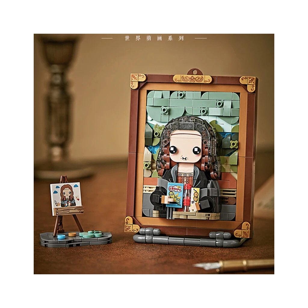 Конструктор LOZ mini Об'ємна картина Мона Ліза без фігурок (1286) - фото 1