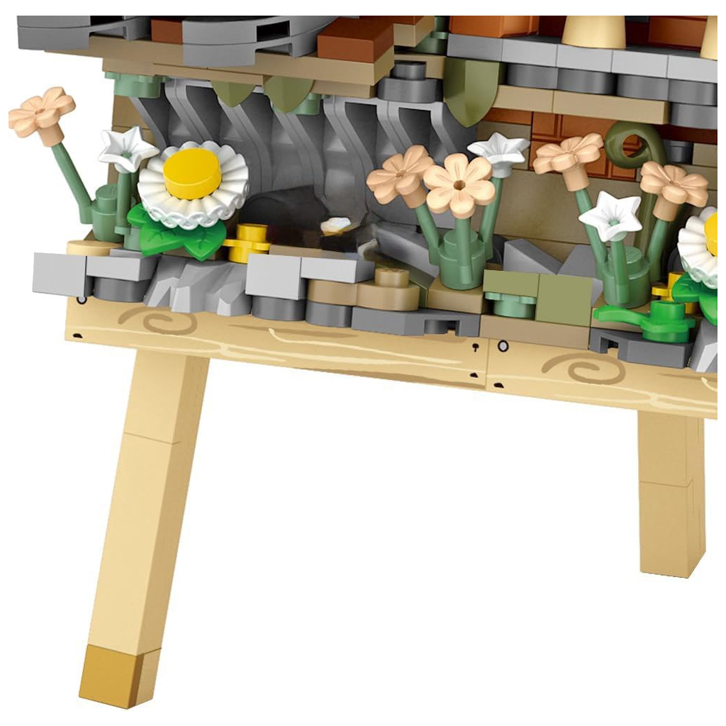 Конструктор LOZ mini Весняний поїзд без фігурок (1296) - фото 3 Конструктор LOZ mini Весняний поїзд без фігурок (1296) - фото 3