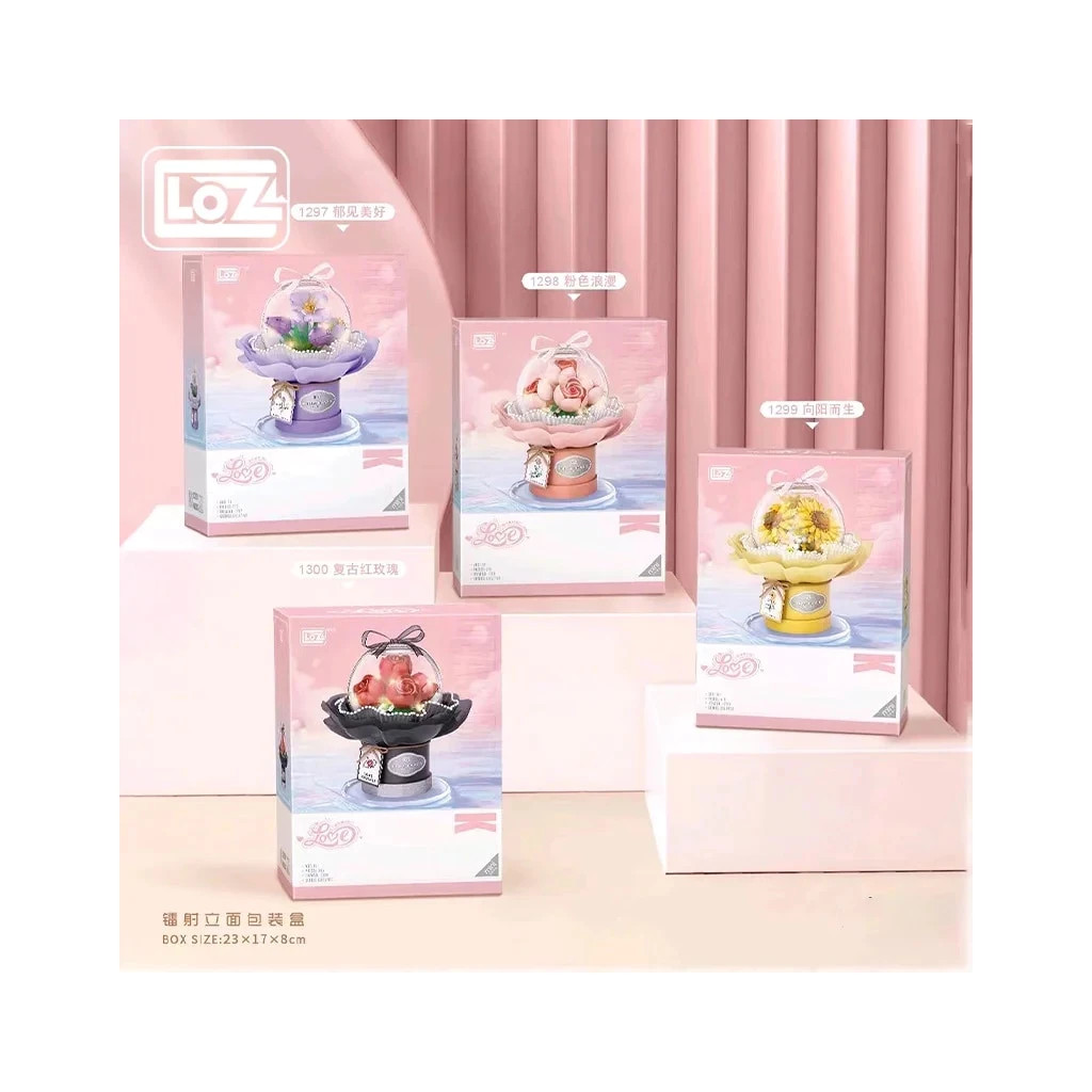 Конструктор LOZ mini Горщик квітів (з кнопковим елементом) (1297) - фото 2 Конструктор LOZ mini Горщик квітів (з кнопковим елементом) (1297) - фото 2