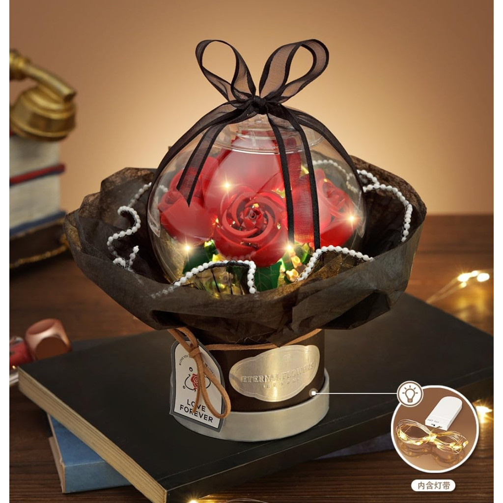 Конструктор LOZ mini букет троянд (1300) - фото 3 Конструктор LOZ mini букет троянд (1300) - фото 3