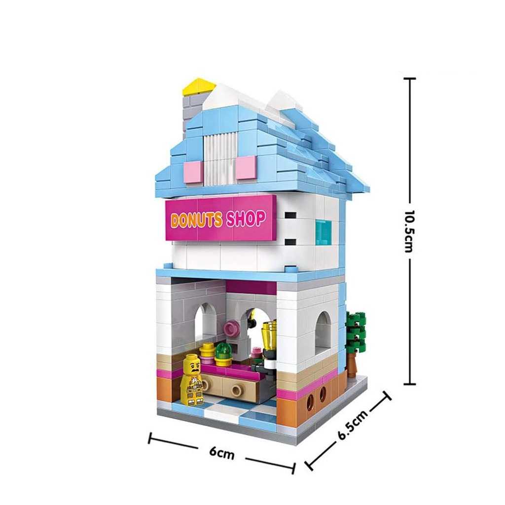 Конструктор LOZ mini Магазин солодощів (1606) - фото 3 Конструктор LOZ mini Магазин солодощів (1606) - фото 3