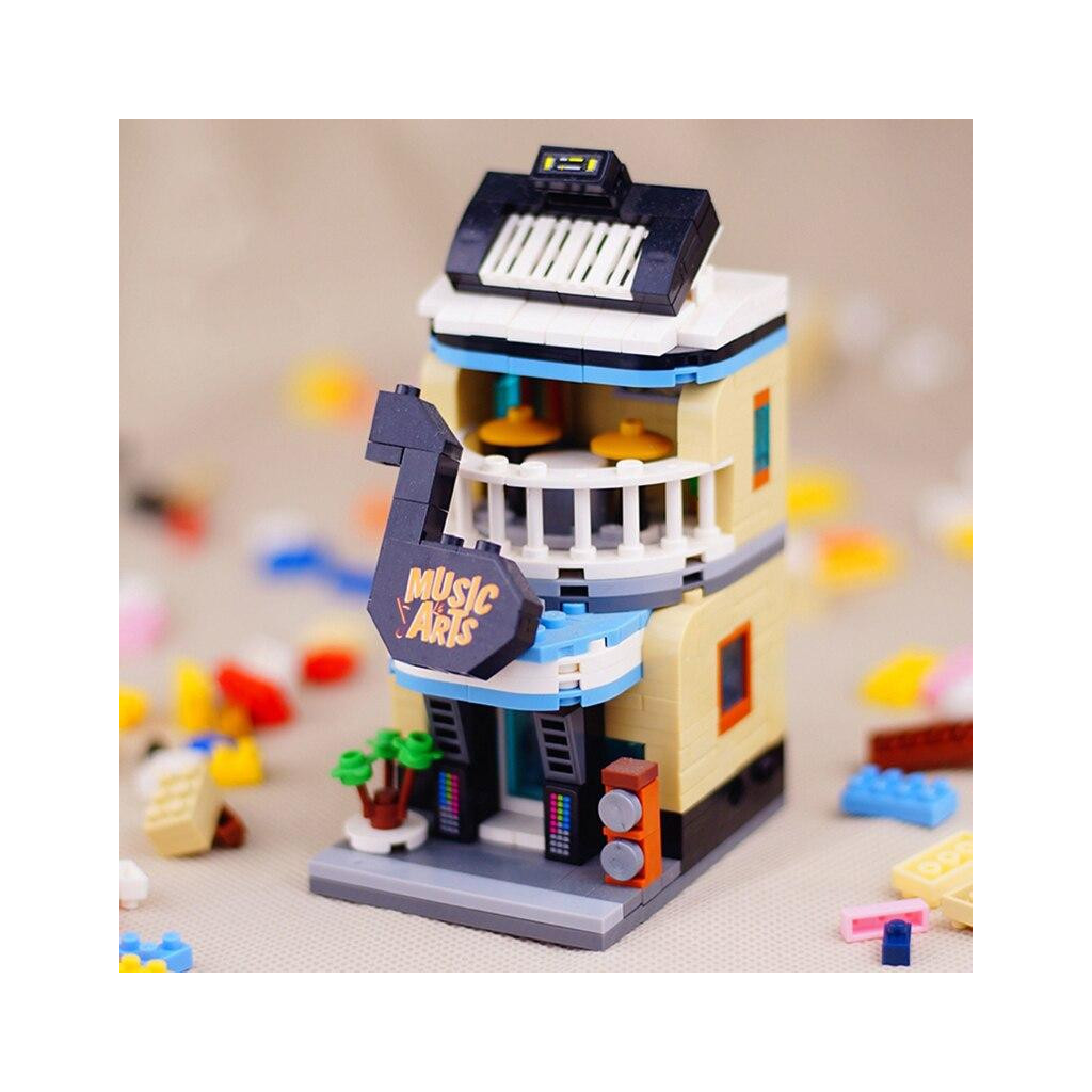 Конструктор LOZ mini Магазин музичних інструментів (1623) - фото 2 Конструктор LOZ mini Магазин музичних інструментів (1623) - фото 2