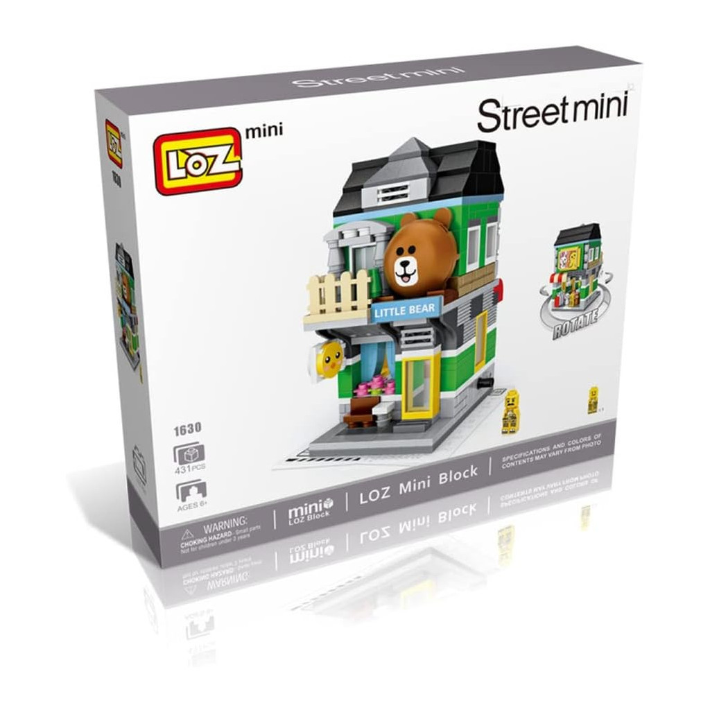 Конструктор LOZ mini Магазин Маленький ведмедик (1630) - фото 1