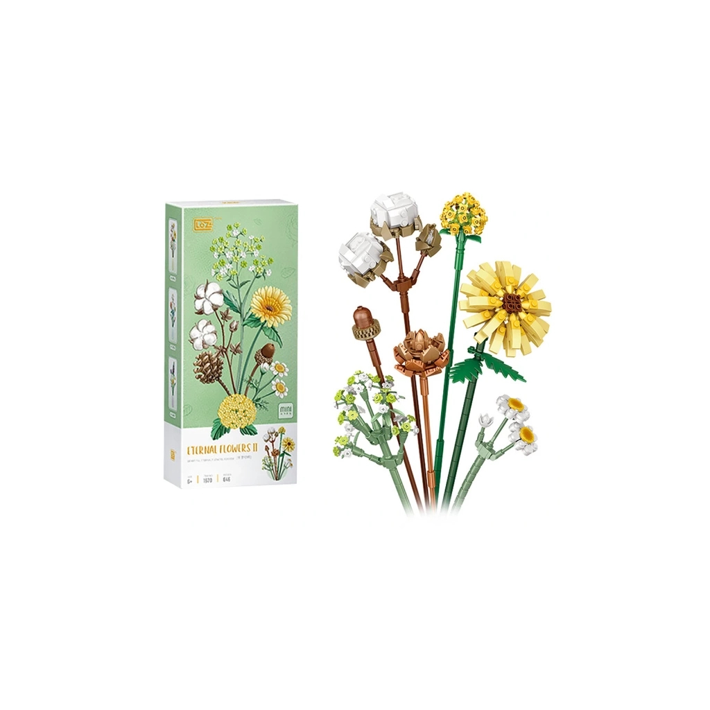 Конструктор LOZ mini Букет квітів 4 (1670) - фото 1 Конструктор LOZ mini Букет квітів 4 (1670) - фото 1