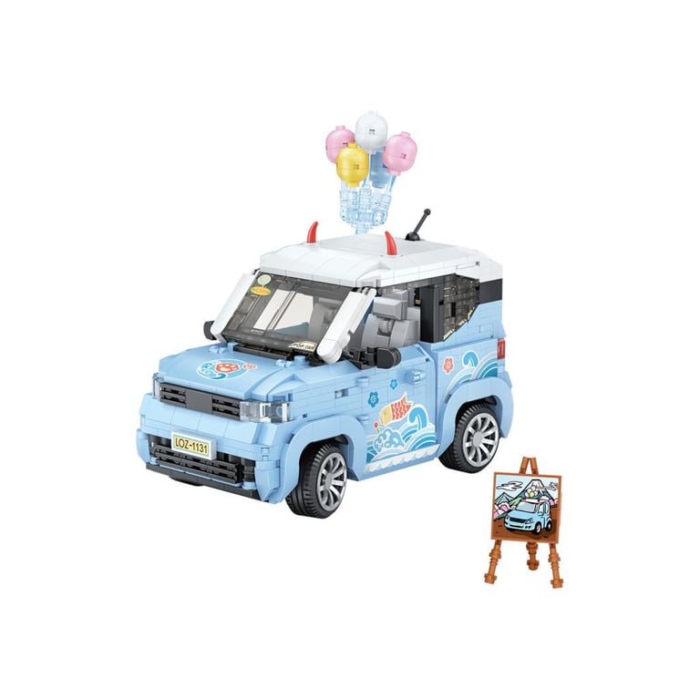 Конструктор LOZ mini Автомобіль MINI блакитний (1131) - фото 1