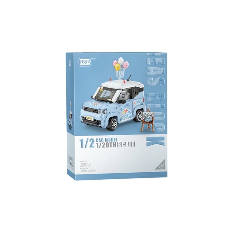 Конструктор LOZ mini Автомобіль MINI блакитний (1131) - фото 10