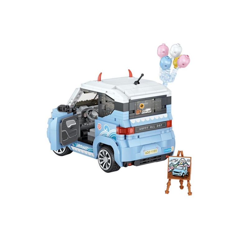 Конструктор LOZ mini Автомобіль MINI блакитний (1131) - фото 2